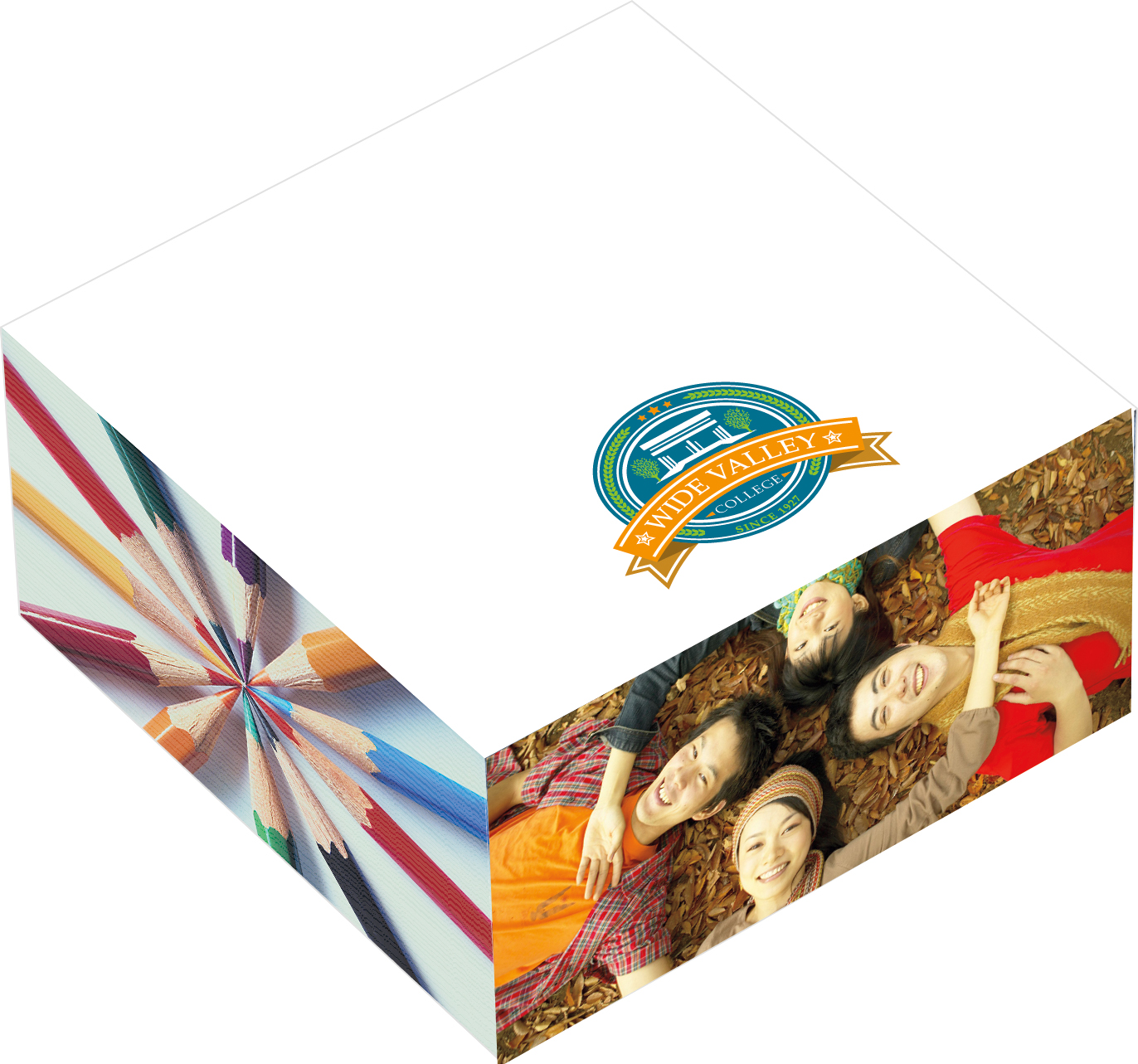 Souvenir® Sticky Note™ 3" x 3" x 1-1/2" Cube 8